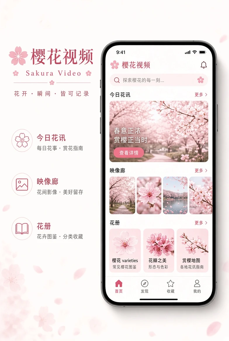 樱花视频移动浏览界面介绍